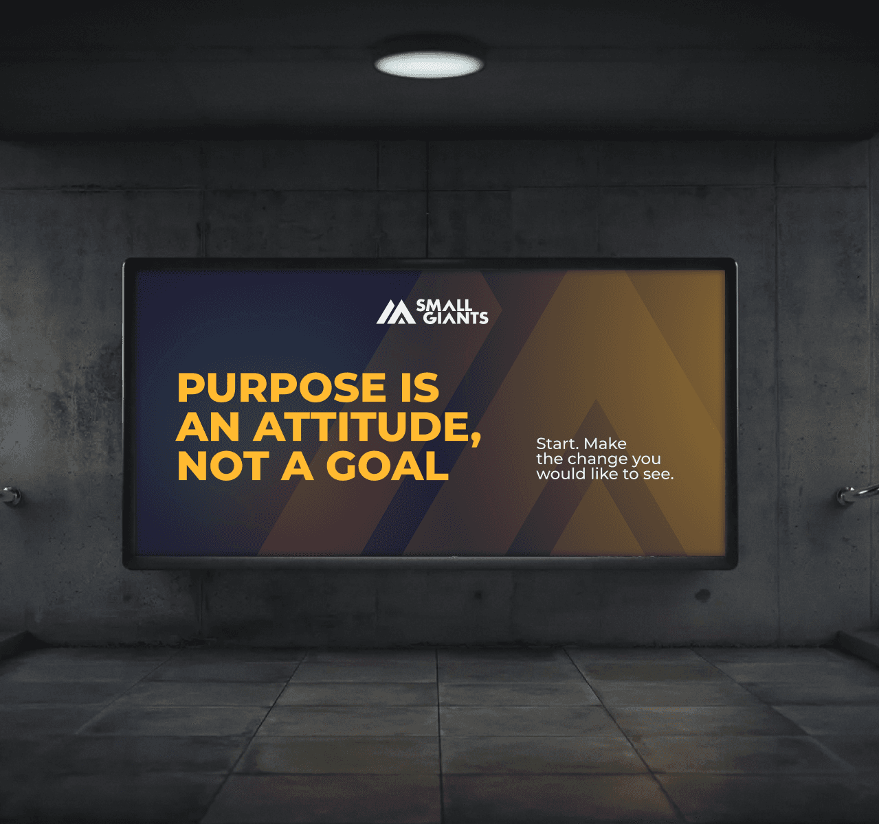 purpose is an attitude, not a goal image